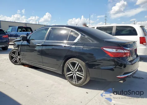 2017 Honda Accord Touring from USA, damaged, VIN 1HGCR3F93HA038050